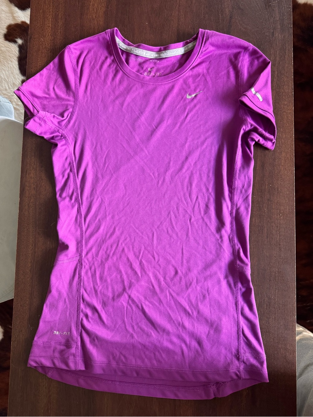 Nike Short Sleeve Dri-FIT Training Tee — Magenta